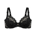 Zevier Black Lace Bra – Floral Design & Everyday Comfort
