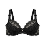 Zevier Black Lace Bra – Floral Design & Everyday Comfort