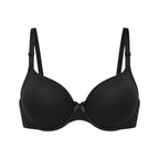 Zevier Black T-Shirt Bra Smooth Everyday Comfort
