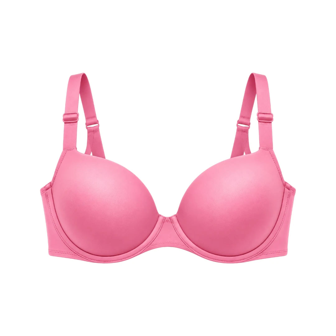 Zevier Pink Push-Up Bra – Padded Everyday Comfort