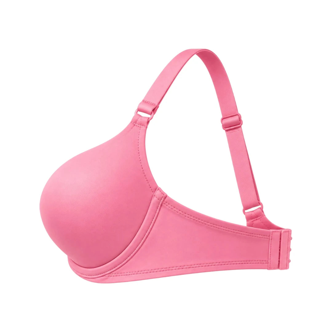 Zevier Pink Push-Up Bra – Padded Everyday Comfort