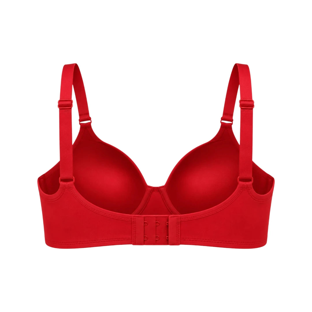 Zevier Red T-Shirt Bra – Smooth Everyday Comfort